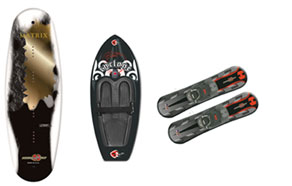 wake kneeboard wakeskis